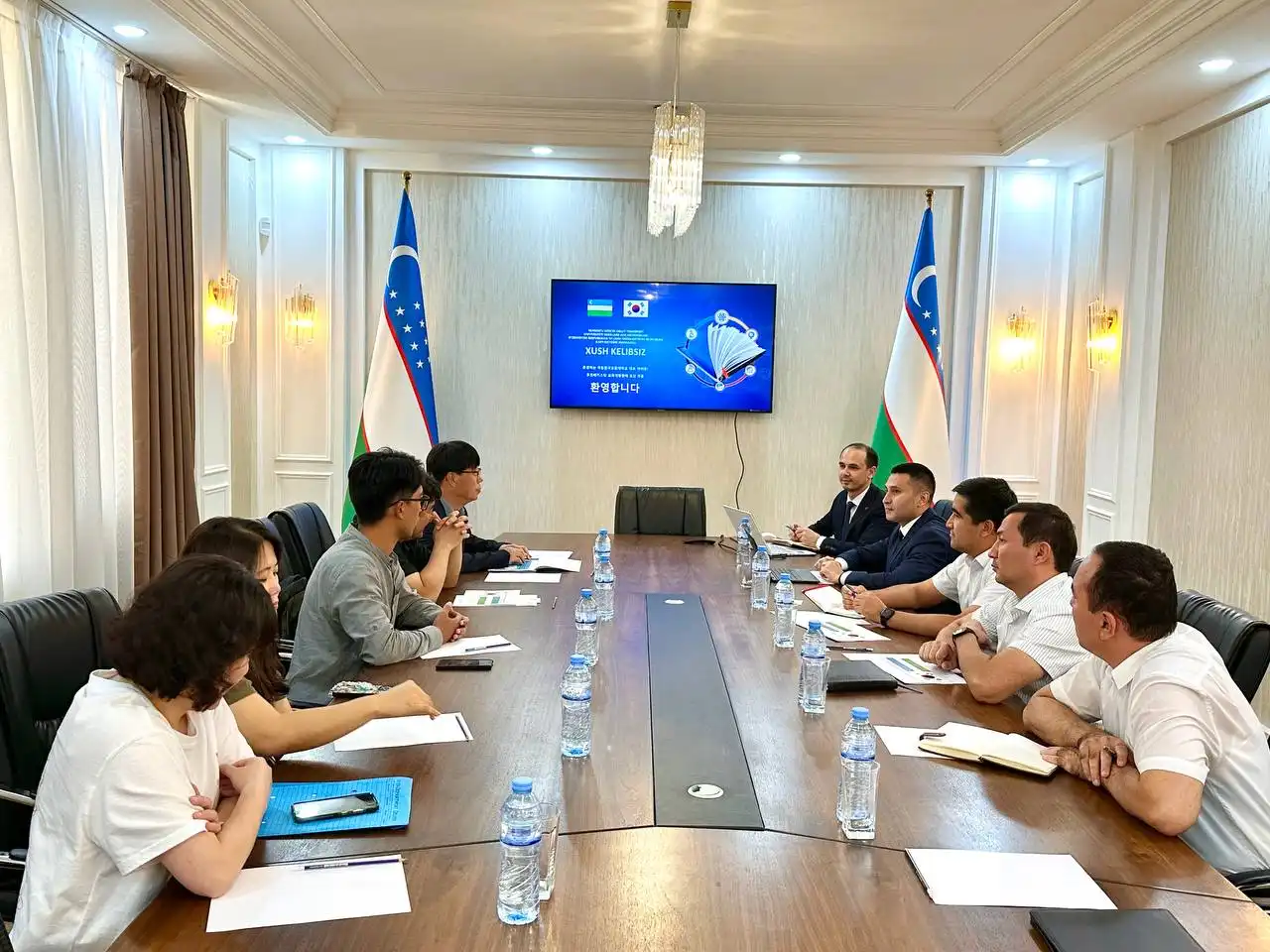 Koreya Milliy transport universiteti vakillari bilan uchrashuv o’tkazildi