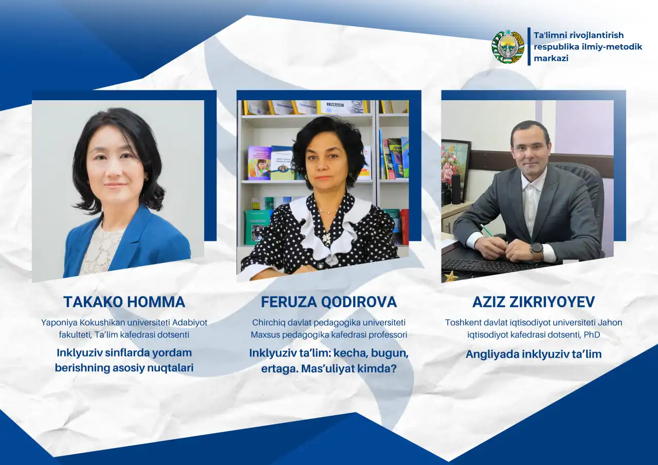 Inklyuziv taʼlim sinflarida faoliyat olib borayotgan pedagoglar uchun Metodik marafon tashkil etildi