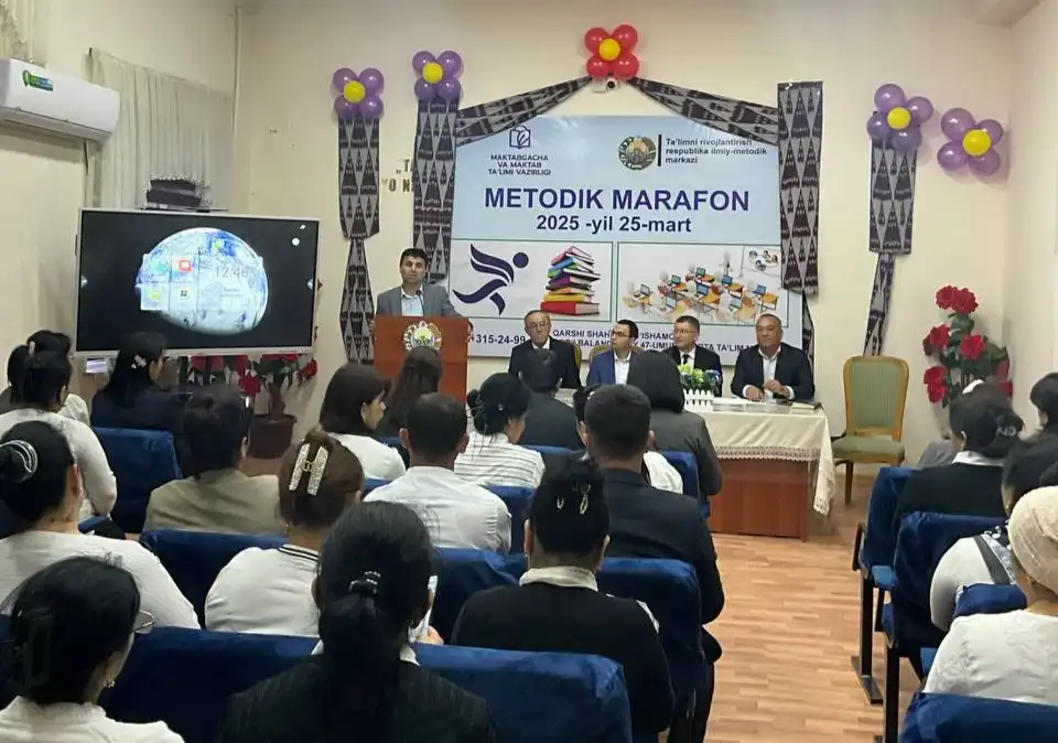Qashqadaryo viloyatida pedagoglar uchun “Metodik marafon” tashkil etildi