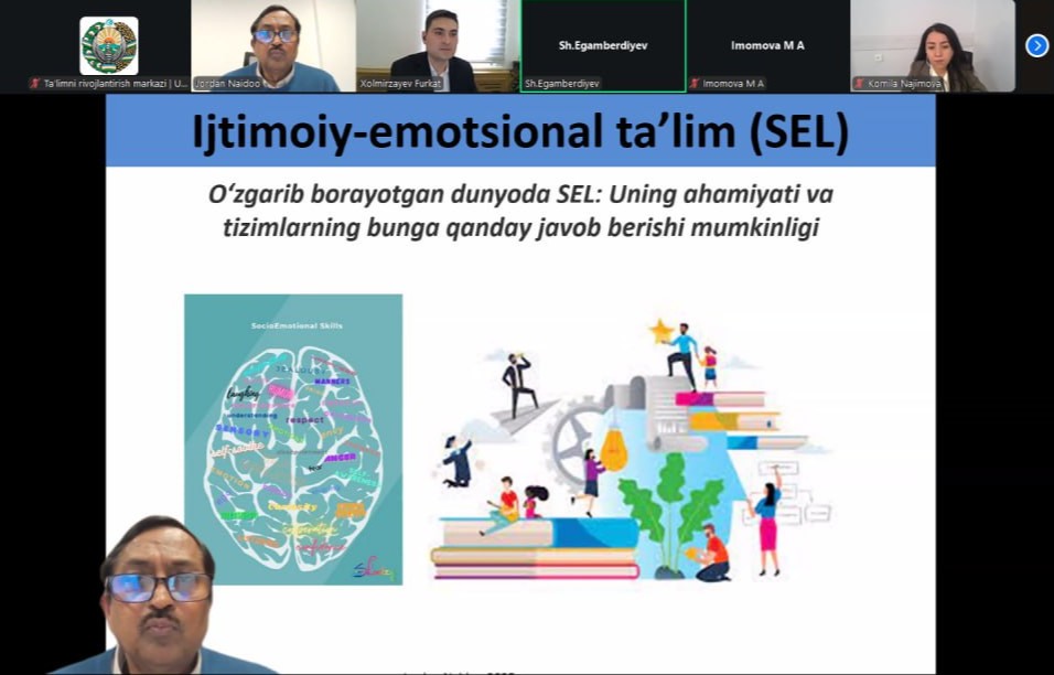 Toshkent shahridagi maktablar psixologlari uchun ijtimoiy-emotsional taʻlim (SEL) boʻyicha navbatdagi seminar-trening tashkil etildi